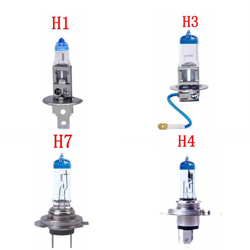 12V/24V 55W/60W/65W/70W/90W/100W H1/H3/H4/H7/9005/9006 Halogen Bulb Lamp Bright Car Light  Headlight Replacement